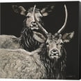 thumbnail image 1 of Great Art Now Two Woodland Deer by Suzi Redman, Canvas Wall Art, 24W x 24H, 1 of 2
