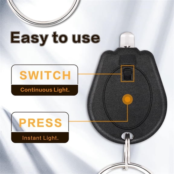 Led Keychain Flashlight, Small Key Ring Flashlight With Led Light For Everyday And Emergency Use, Compact And Portable Design For Easy Carrying On Keys Bags Or Belts, Ideal For