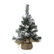 thumbnail image 2 of Adornos navideños, mini árbol de Navidad, mini pino, cepillo para botellas, árbol artificial con base de madera para decoración de mesa, árboles de Navidad., 2 of 6