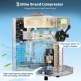thumbnail image 4 of 2.8-5.3 gal/H Single Flavor Commercial Soft Ice Cream Machine, 1400W Soft Serve Ice Cream Maker with 5" Display, Self-Cleaning, Easy Operate, High Productivity for Home Snack Bar, 115V, 4 of 6