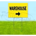 thumbnail image 1 of Warehouse Right (18" x 24") Yard Sign, Includes Metal Step Stake, 1 of 6