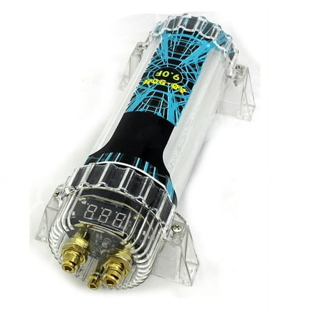 Car Audio Digital Voltage Power Subwoofer Modified 9.0 Farad Capacitor With LED