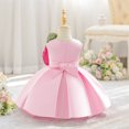 thumbnail image 5 of HJYCHN Kids Dress Sleeveless Round Neck Party Gown with Large 3D Floral Applique and Puffy Tutu Skirt for Girls Dress 12-18 Months, 5 of 9