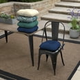 thumbnail image 6 of ARDEN Outdoor Bistro Seat Cushion (4 Pack) 15 inch, Sapphire Blue Leala, 6 of 9