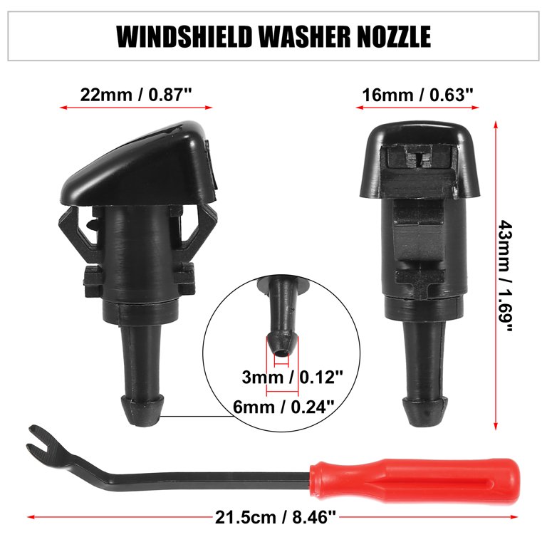 windshield Washer spray wiper nozzle jet for passenger cars V.W