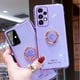 thumbnail image 2 of Funda de teléfono con soporte de anillo chapado de lujo para Samsung Galaxy A72 A52 A32 4g 5g A12 A42 A51 A71 A31 M31 M51 A21s, funda de silicona con soporte, 2 of 4