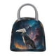 thumbnail image 1 of Disketp Night Sky Wolf Bolsa Térmica para Almuerzo, Lonchera con Abertura Amplia y Gran Capacidad, Organizador Reutilizable para Mujeres, Hombres y Adultos, 1 of 6