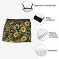 thumbnail image 5 of Kdxio Men's Boxer Briefs with Sunflowers Print - Comfortable and Breathable Underwear for Everyday Wear, 5 of 7