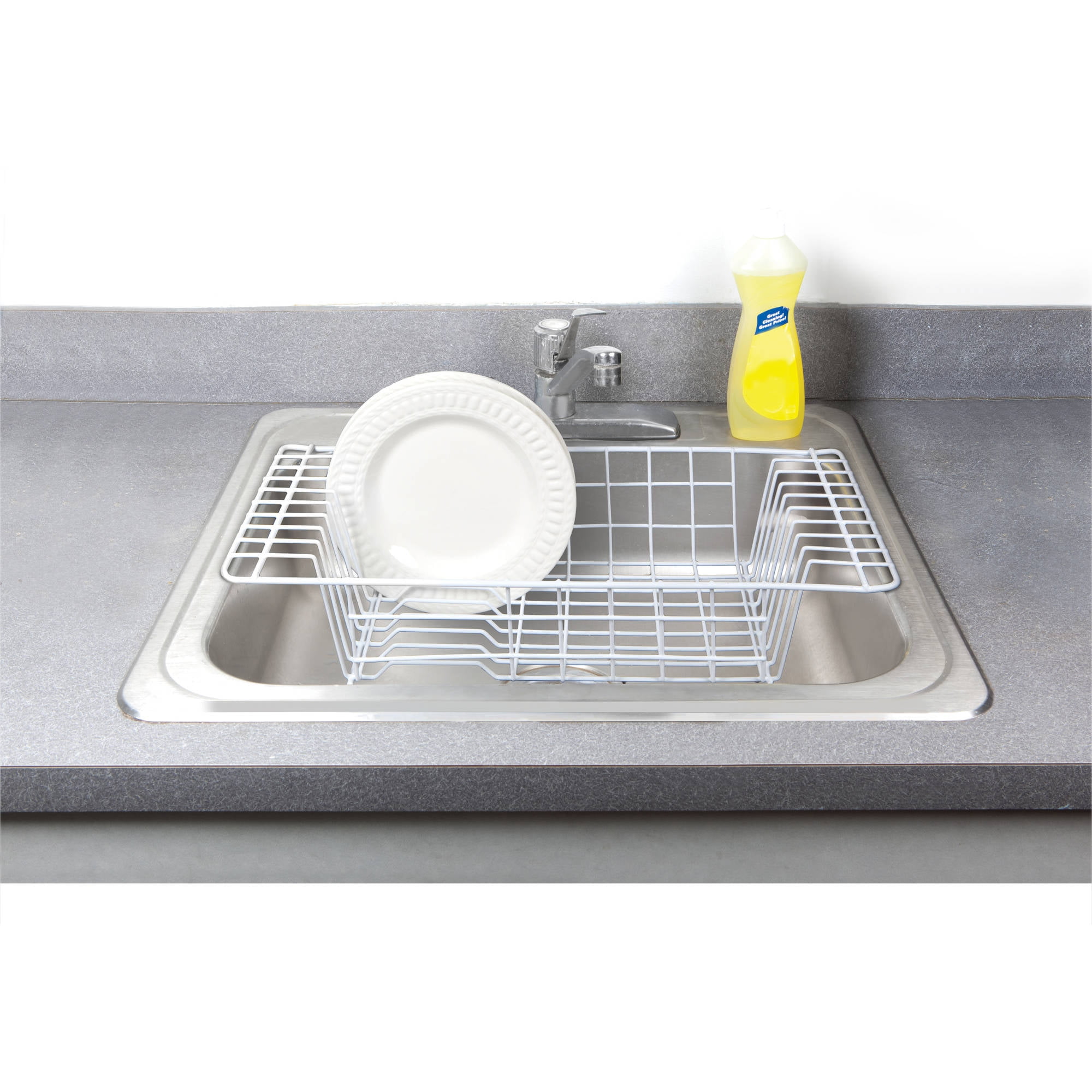 Kitchen Details White Over The Sink Dish Drainer Dim 19 9 X 8 X 5 Inch