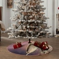 thumbnail image 6 of Bingfone Christmas Tree Skirt Mat Christmas Decoration Interior 48"-2024 New Year, 6 of 8