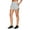 Light Grey, variant on RBX Active Women's Quick Drying Space Dye Woven Running Shorts With Built In Brief