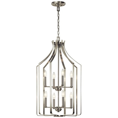

Kichler Morrigan 19 Wide Brushed Nickel 8-Light Foyer Chandelier