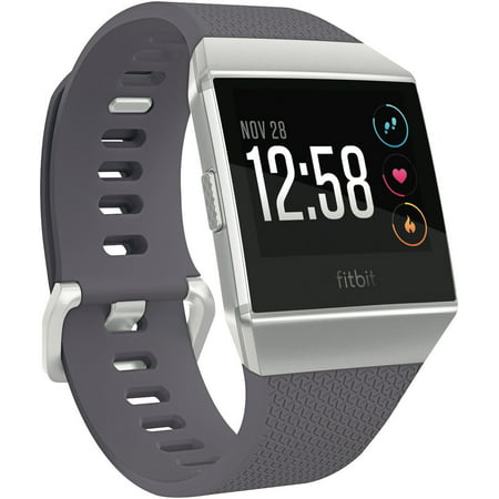 Refurbished Fitbit 3709173 Ionic Smartwatch, Blue/Grey/Silver