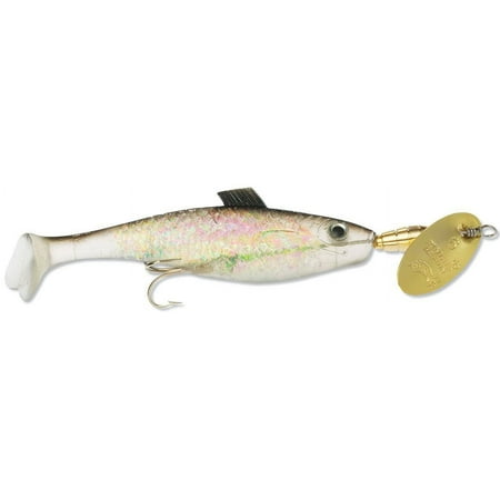 UPC: 0023634317498 | Panther Martin Vivif Spinner Minnow Super SIlver w/ Gold Blade 1/8oz Spinnerbaits