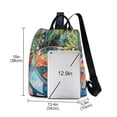 thumbnail image 3 of FORMRS Women's Travel Backpack Purse Anti-Theft Hidden Pockets Casual Shoulder Bag, Art Goldfish Bowl, 3 of 7