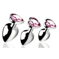 thumbnail image 4 of Booty Sparks Heart Gem Anal Plug Set, 4 of 5