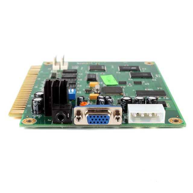 Injueey Reemplazo de tablero de juego 60 en 1, placa base de salida VGA, placa de circuito, máquinas de juegos de salón recreativo, mejora de piezas de Electrónica miscelánea