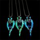 thumbnail image 5 of Wolf Necklace Pendant For Women Men Stainless Steel Luminous Animal Wolf Totem Necklace Teen Halloween Glow In The Dark Jewelry, 5 of 5