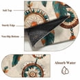 thumbnail image 6 of 2'x6' Rug Runners for Hallways Kitchen, Geometric Feathers Non Slip Entryway Beside Floor Carpet Runner, Boho Ethnic Retro Country Motifs Washable Laundry Room Bedroom Throw Rugs Mat for Family Pet, 6 of 8