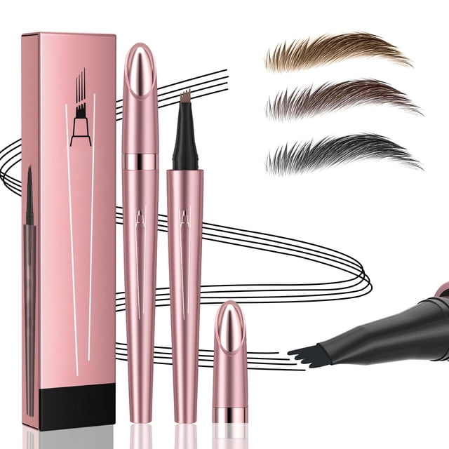Lápiz de cejas Liayozl Magic Waterproof Microblading Natural