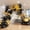 Black and Gold Silver, variant on White Sand Balloon Arch Kit, 143Pcs Sand White cream beige Latex Balloon Garland kit, 18 12 10 5 Inch Different Size Balloons for Birthday Baby Shower Wedding Boho Party Decorations Supplies