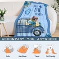 thumbnail image 5 of to My Dad Blanket Fathers Day Blanket from Daughter Son Dad Birthday Blanket Best Dad Ever I Love You Letter to Dad Blanket Soft Couch Bed Throw Blanket Twin Size 60x80, 5 of 6
