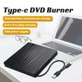 External DVD Drive for Laptop USB 3.0 USB C Portable Burners ROM DVD