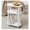White, variant on Narrow Small Side Table, Slim End Table with Storage, Wooden Bedside Table Nightstand, Skinny Accent Table for Small Spaces, Bedroom, Living Room