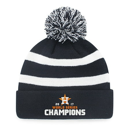 - MLB World Series Champions Houston Astros Breakaway Knit Beanie with Pom by Fan Favorite