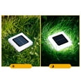 thumbnail image 5 of Pathway Lights Solar Powered Square Flat Solar Lights Outdoor Waterproof Solar Stair Light In Ground Landscape Lighting for Garden Lawn Patio Yard Walkway Night Lamp (White Light), 5 of 8
