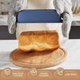 thumbnail image 4 of HONGBAKE Bakeware Sets, Baking Pans Set, Nonstick Oven Pan for Kitchen with Wider Grips, 10-Piece Including Rack, Cookie Sheet, Cake Pans, Loaf Pan, Muffin Pan, Pizza Pan - Blue, 4 of 8