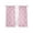 Light Pink, variant on Dark Blue Morocco Sheer Curtains 63 Inch Length 2 Panels for Living Room, Ethnic Abstract Geometric Quatrefoil Grid Voile Kitchen Curtain Set, Luxury Privacy Drapes Window Treatment for Bedroom