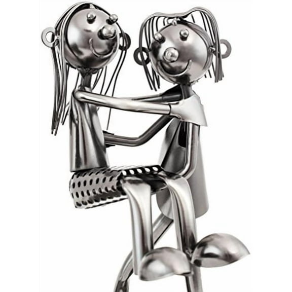 Wine Bottle Holder Statue Love Couple, Carrying Wife Over The Threshold Sculptures and Figurines Decor Wine Racks and Stands Gifts Decoration