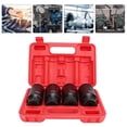 thumbnail image 4 of Head Adapter Socket 4pcs 1/2 Inch Deep Impact Socket Repairing Tool Set 12 Point Head Adapter High Hardness, 4 of 8