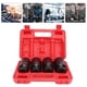 thumbnail image 4 of Head Adapter Socket 4pcs 1/2 Inch Deep Impact Socket Repairing Tool Set 12 Point Head Adapter High Hardness, 4 of 8