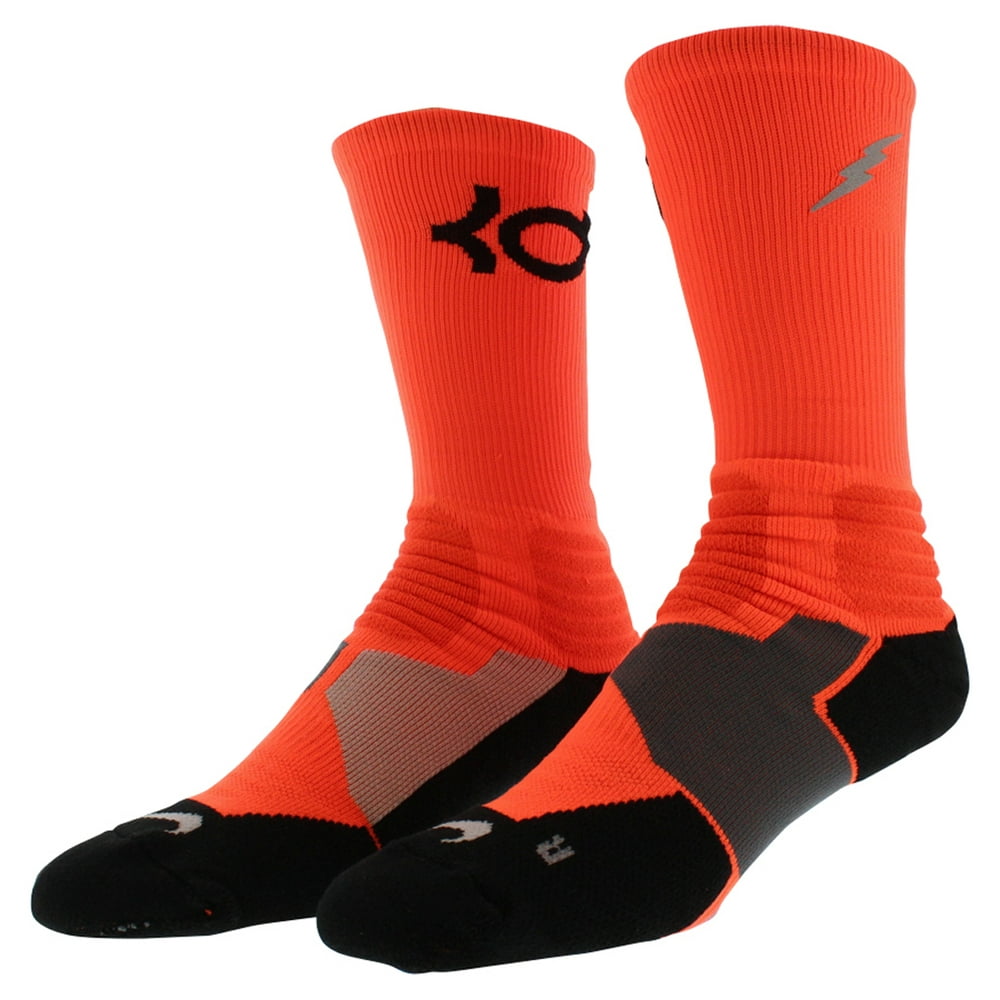 white and orange nike elite socks