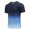 Dark Blue, variant on Mens Work Shirt Short Sleeve Gradient Sports Fitness Training Breathable Beach Tops,Light Blue,2XL