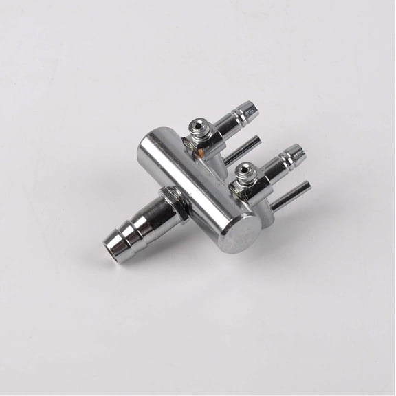 MIPCASE Air Hose Manifold Aquarium Outlet Inline Air Pump Connection Stainless Steel 1Pack