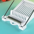 thumbnail image 3 of MesaSe Manual Kitchen Slicer for Meat  Fruits & Vegetables - Durable White Plastic with Metal Components   Electricity Needed  Easy-to-Use Luncheon Meat Cutter for Home Cooking  Meat Slic, 3 of 5