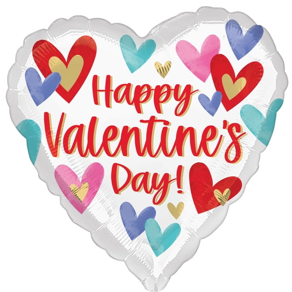 Paper Hearts Valentine balloon