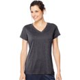 thumbnail image 1 of Hanes T-Shirt Sport Chiné Performance Col en V pour Femmes, m, Ébène Chiné, 1 of 3