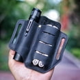 thumbnail image 4 of VIPERADE PJ8 Small Leather EDC Sheath for Belt, Multitool Organizer, Handmade 2 Pockets Slip Sheath, Pocket Organizer for Men, 4 of 4