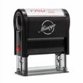 thumbnail image 1 of Miseyo Paid Stamp Self Inking with Date, Check Number, Amount - Red Ink, 1 of 1