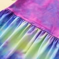 thumbnail image 5 of Spring Savings Clearance Lindreshi Baby Girl Dresses Clearance Toddler Baby Kids Girls Tie Dyed Dress Princess Dresses Casual Clothes, 5 of 8