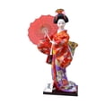 thumbnail image 3 of Estatua de escritorio de muñeca geisha, kimono japonés de 12 pulgadas, figura artesanal tradicional, Estilo E, 3 of 9