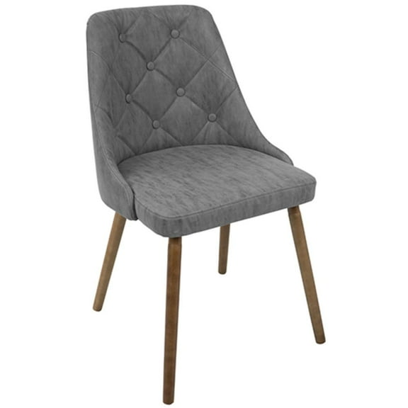 LumiSource Grey, Walnut Giovanni Chair