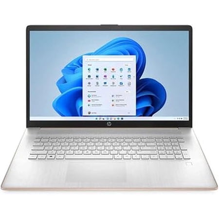 HP 17-cn0000 17-cn0514nr 17.3" Notebook, HD+, Intel Celeron N4500,8 GB - 256 GB SSD,Pale Rose Gold,Intel Chip,1600 x 900,Windows 11 Home in S Mode,Intel UHD Graphics, in-Plane Switching