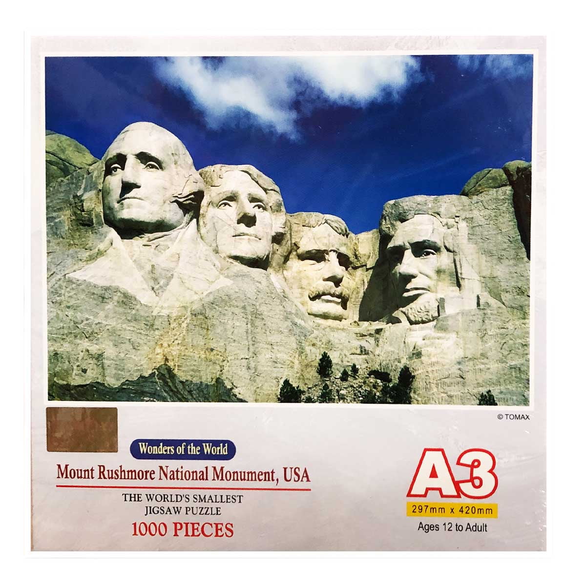 Mount Rushmore National Monument, a 1000piece Puzzle by Tomax Puzzles