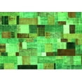 thumbnail image 1 of Ahgly Company Indoor Rectangle Patchwork Green Transitional Area Rugs, 4' x 6', 1 of 1