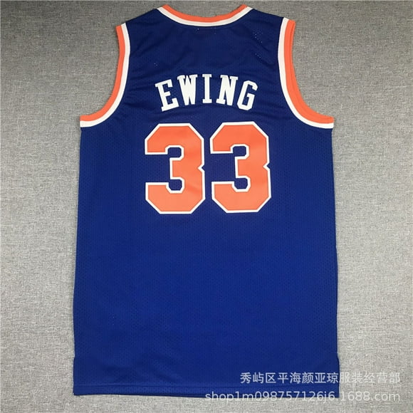 Embroidered Basketball Jersey Knicks No. 33 Ewing Basketball Jersey Knicks Jersey